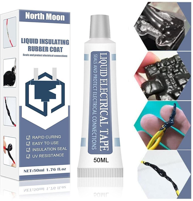 SEVENSPACE Liquid Electrical Insulation Glue Waterproof Sealant Tape Adhesive Adhesive(30 ml)