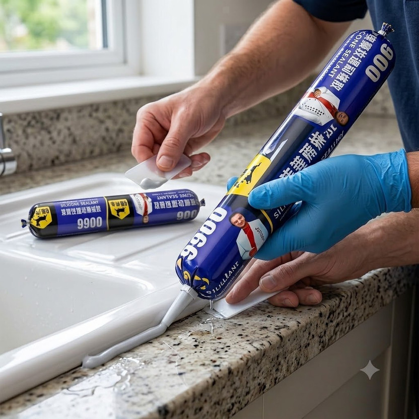 NVV NVV 9900 High Modulus Neutral Cure Silicone Sealant Adhesive(750 g) - Flipkart Deal