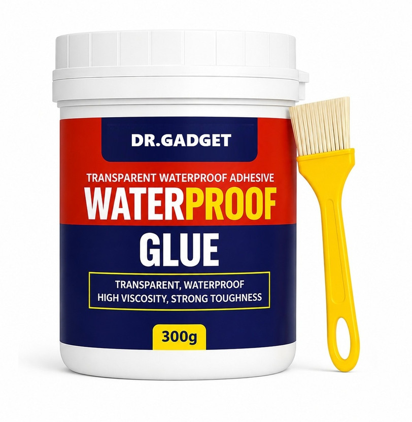 DR.GADGET Transparent Waterproof Glue for Roof Leakage Crack Seal Agent Roof Water Leakage Adhesive(300 ml)