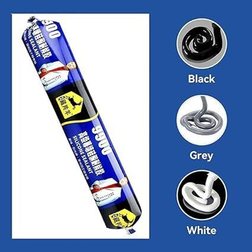edufox All Weather Silicone Sealant for Construction, Plumbing & Home Repair Adhesive(800 g)