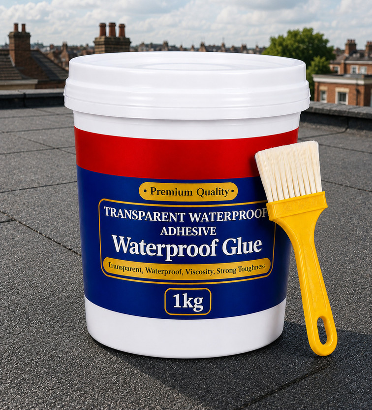 Elegant Enterprise Waterproof Adhesive Glue 1kg Clear Sealant for Roof Cracks and Leaks Adhesive(1 kg)