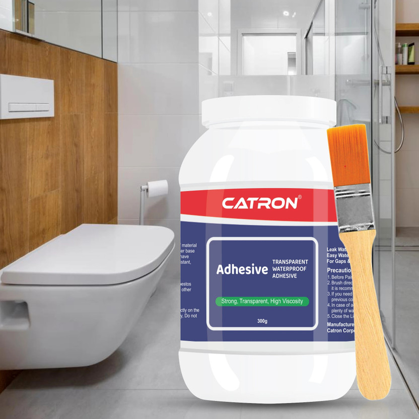 Catron Transparent Crack Sealant Waterproof Glue for Wood ,Tiles, Bathroom & more Adhesive(300 g)