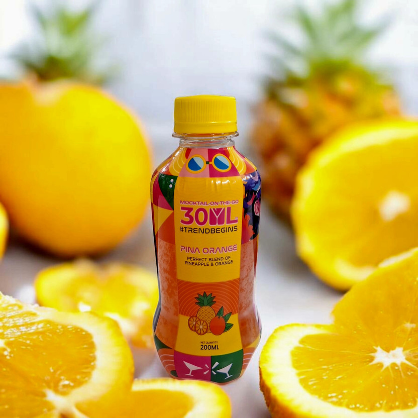 30ML Pina Orange PET Bottle(12 x 16.67 ml)