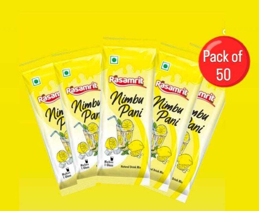 Rasamrit Nimbu_Pani_Combo Sachet(50 x 20 ml)