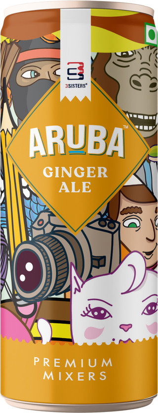 Aruba Ginger ale - Mixers Can(12 x 250 ml)