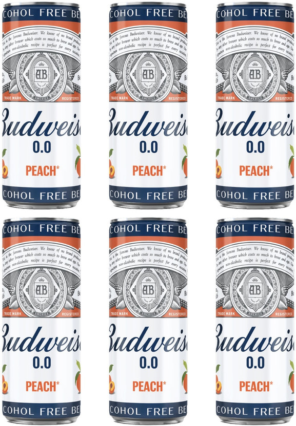 Budweiser Alcohol free Beer Can(6 x 330 ml)