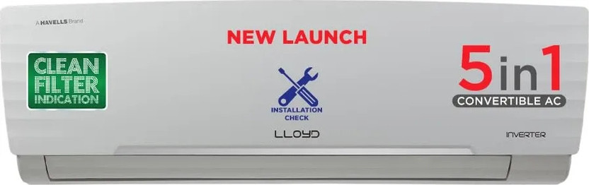 Lloyd Lloyd 2025 Model 1.5 Ton 3 Star Split Inverter AC(GLS18I3FWAGC, White) - Flipkart Deal