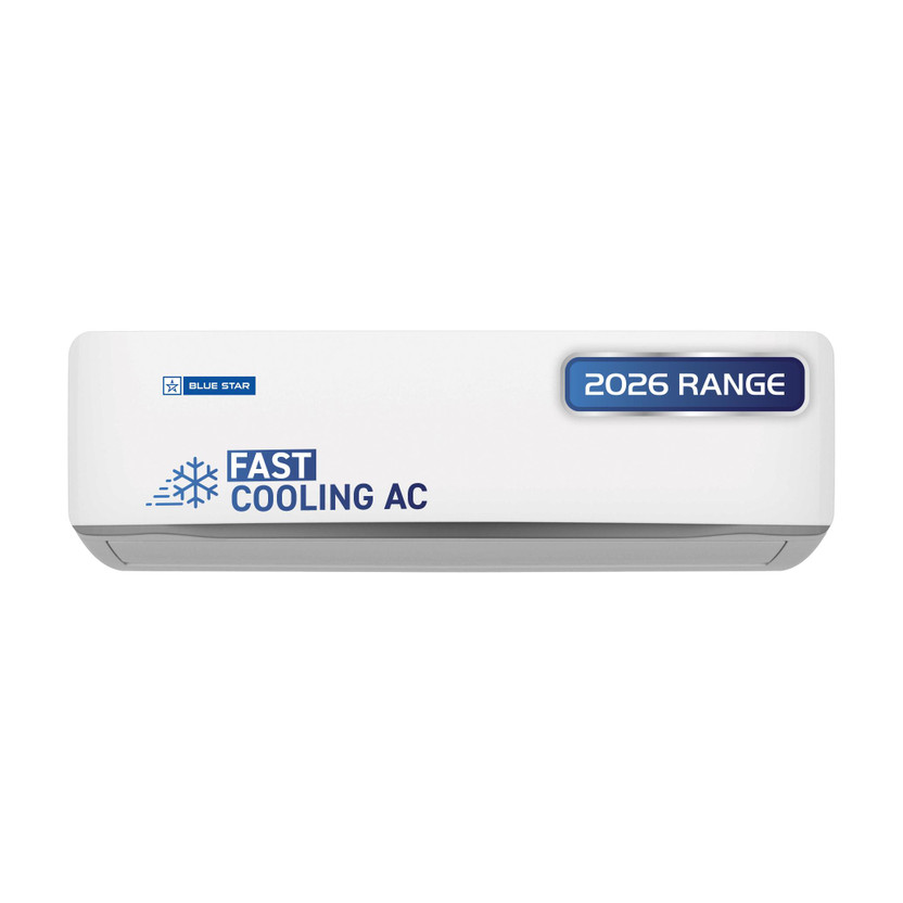 Blue Star 2026 Model 1 Ton 3 Star Split Inverter AC(IA312ZXU, White)