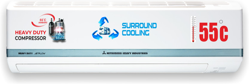MITSUBISHI HEAVY INDUSTRIES 2026 Model 2.15 Ton 2 Star Split Fixed Speed AC(DXK25CAPDA-W, DXC25CAPDA-W, White)