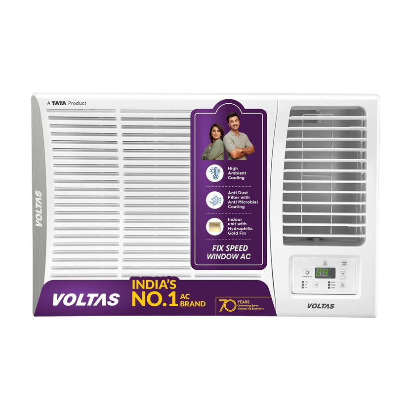 Voltas Voltas 2026 Model 1.5 Ton 2 Star Window Fixed Speed AC(182FS ELITE(4011581), White) - Flipkart Deal