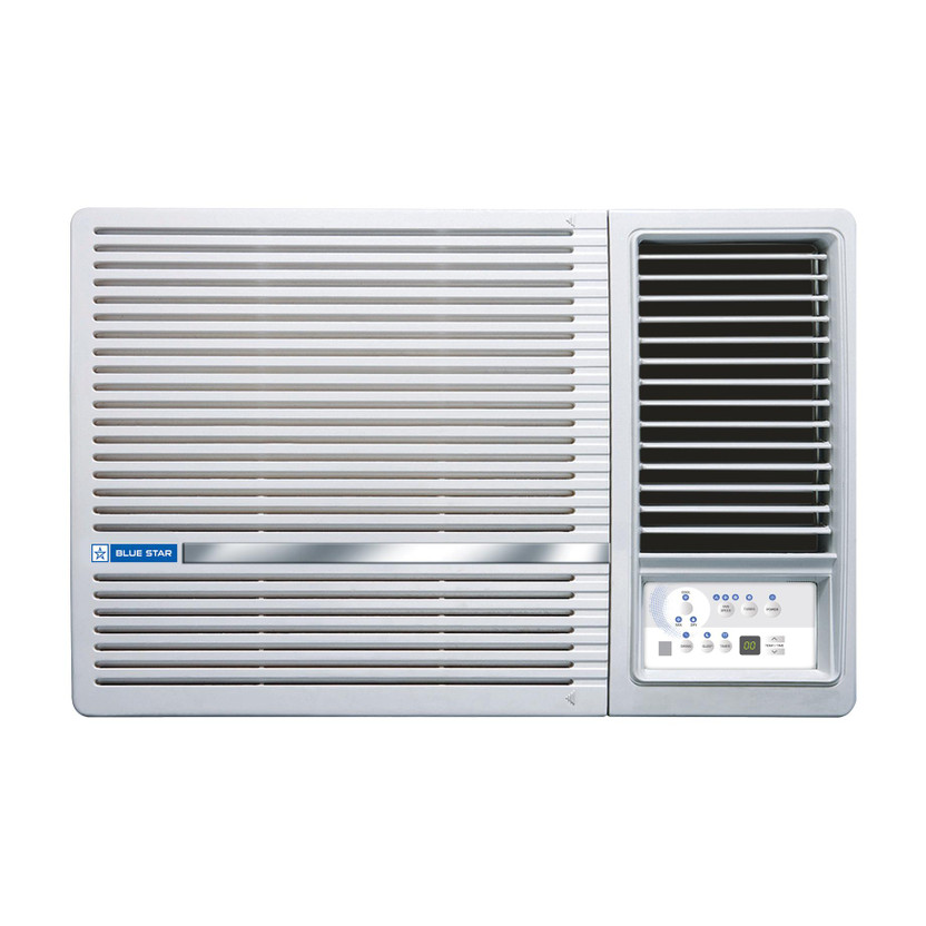 Blue Star 2026 Model 1 Ton 3 Star Window Fixed Speed AC(WFA312LXU, White)