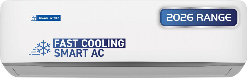 Blue Star 2026 Model 1 Ton 5 Star Split Inverter with Wi-fi AC(IA512ZXUS, White)