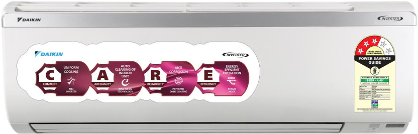 Daikin 2026 Model 1 Ton 3 Star Split Inverter AC(MTKL35XV16WAA
 RKL35XV16WAA, White)