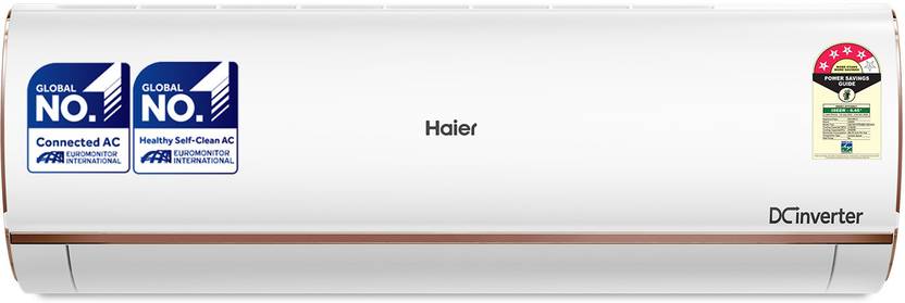 Haier 2023 Model 1.5 Ton 4 Star Split Inverter with Wi-fi Intelli Smart,� Intelli Convertible 7-in-1, Cooling at Extreme Temperature AC HS18K-PYFR4BE1
