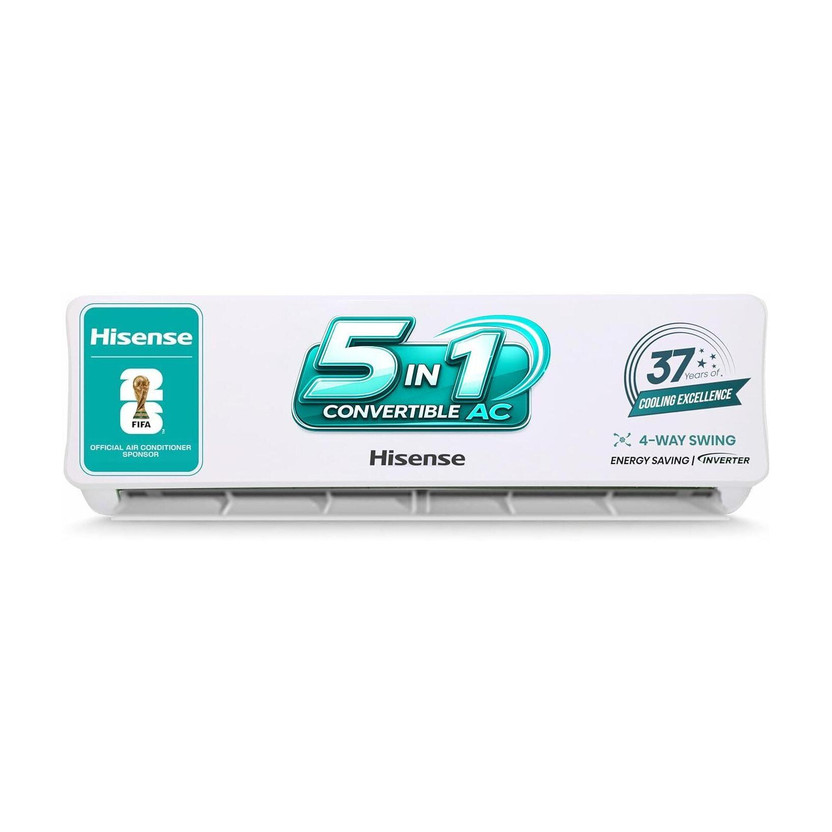 Hisense Hisense 2025 Model 1.5 Ton 5 Star Split Inverter AC((AS-18TR4R5EI,AS-18TR4R5EO), White) - Flipkart Deal