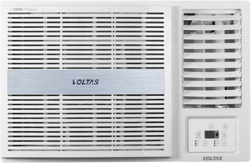 Voltas 2025 Model 1.5 Ton 3 Star Window Fixed Speed Turbo Cooling | Energy Efficient | High ambient Cooling-cools even at 50�C | Filter Clean Indicator AC(183 Vectra Pearl(4011475), White)