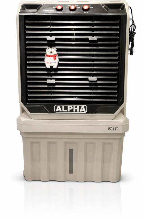 BIGCOOL 150 L Desert Air Cooler(Black, ALHPA24)