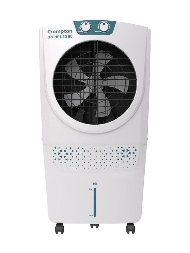 Crompton 80 L Desert Air Cooler(White, Teal, ACGC-OZONENEO80)