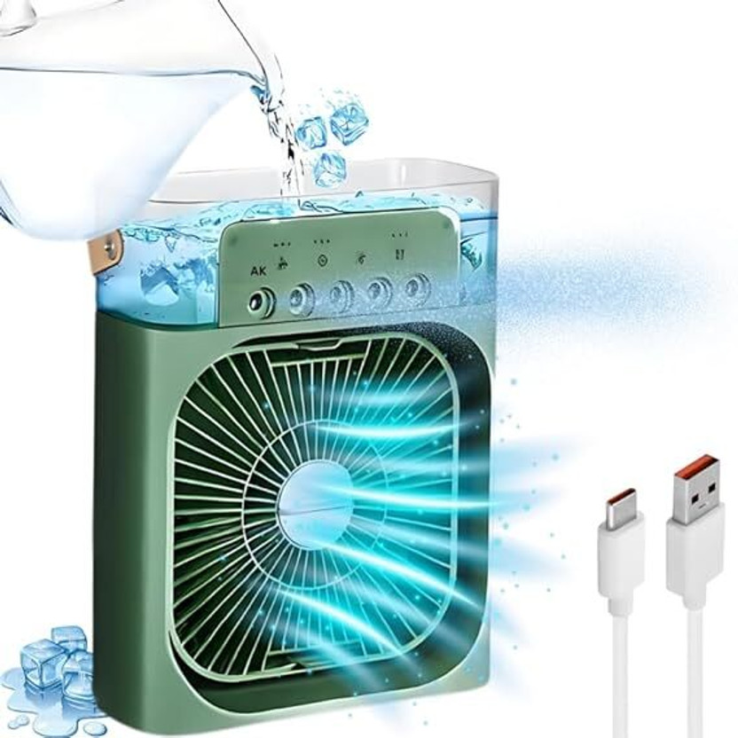 masterMT 4 L Room/Personal Air Cooler(Grey, C-o-o-l-i-n-g Mini A-C Portable Mini F-a-n Artic C-o-o-l-e-r)