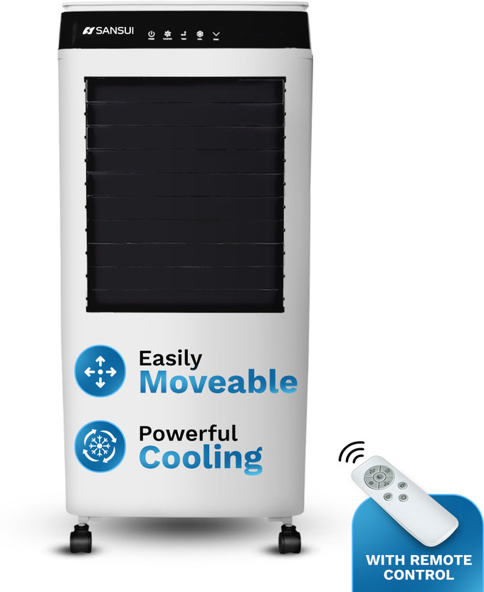 Sansui 34 L Room/Personal Air Cooler(White, Glacier X)
