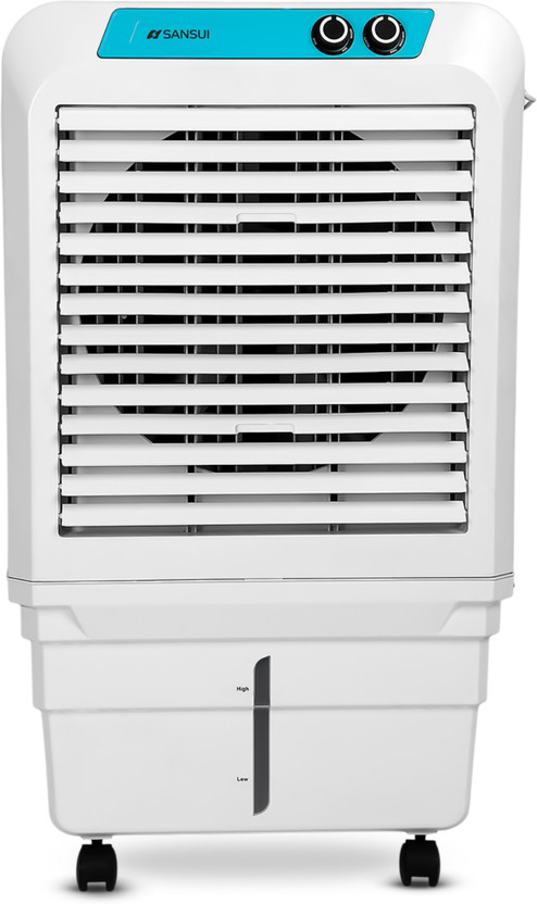 Sansui 105 L Desert Air Cooler Honeycomb Cooling Pads, Ice Chamber, Large Tank(White, Glacial)