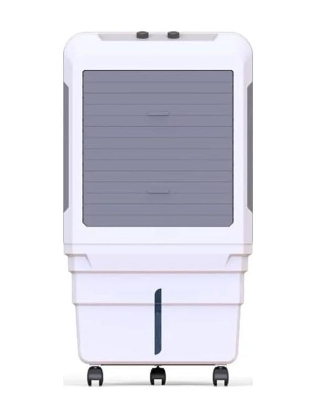BAJAJ 85 L Desert Air Cooler High Air Delivery Turbo Fan Technology 3-Side Honeycomb Cooling Inverter Compatible(White and Grey, DMH 85X)