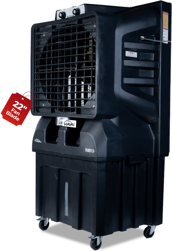Havai 150 L Desert Air Cooler(Black, THUNDER 22+)