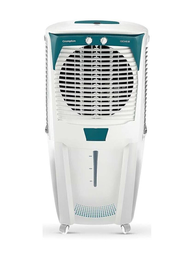 Crompton 88 L Desert Air Cooler with Honeycomb Cooling Pad(White, Teal, ACGC-DAC881)