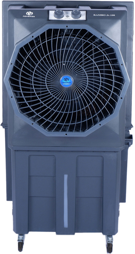 novamax 100 L Desert Air Cooler(Grey, Rambo JR 100L Desert Air Cooler With Honeycomb Cooling & Auto Swing Technology)