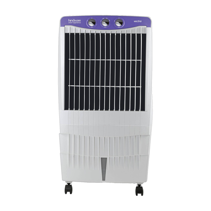 Hindware Smart Appliances 85 L Desert Air Cooler Anti-Bacterial Protection, Inverter Compatible(Lavender and white, Vectra)
