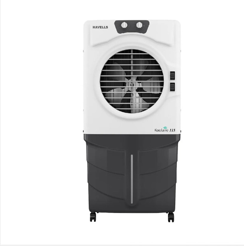 HAVELLS 115 L Desert Air Cooler(White, Grey, KOOLAIRE 115 L DESERT COOLER)