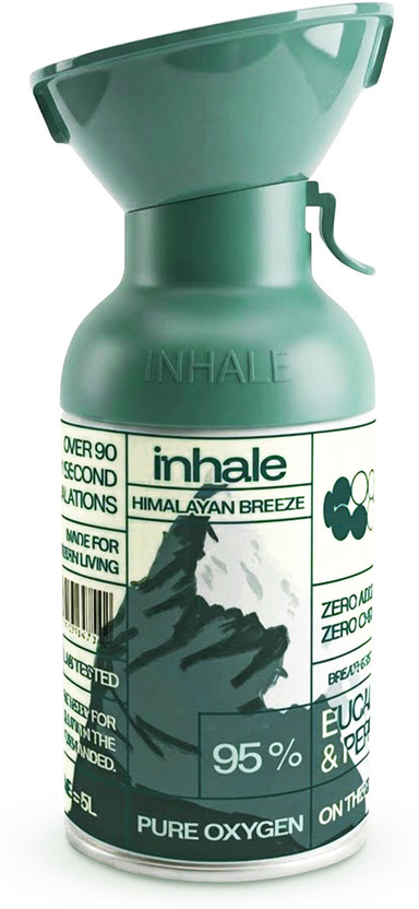 Inhale Pure IN-HB-01 Portable Oxygen Can