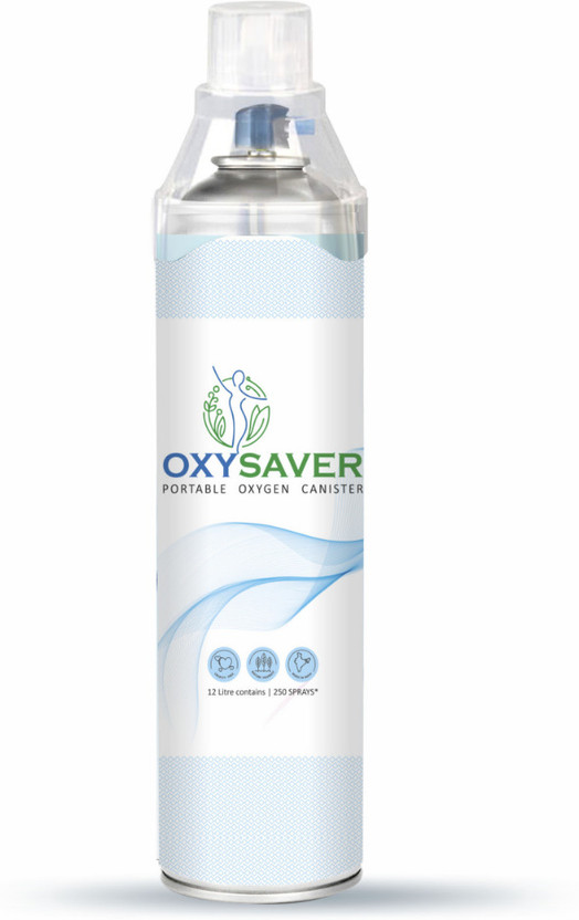 Oxysaver Oxysaver Portable Oxygen Can | 250 Puffs | Lightweight & Adventure Companion Portable Oxygen Can - Flipkart Deal