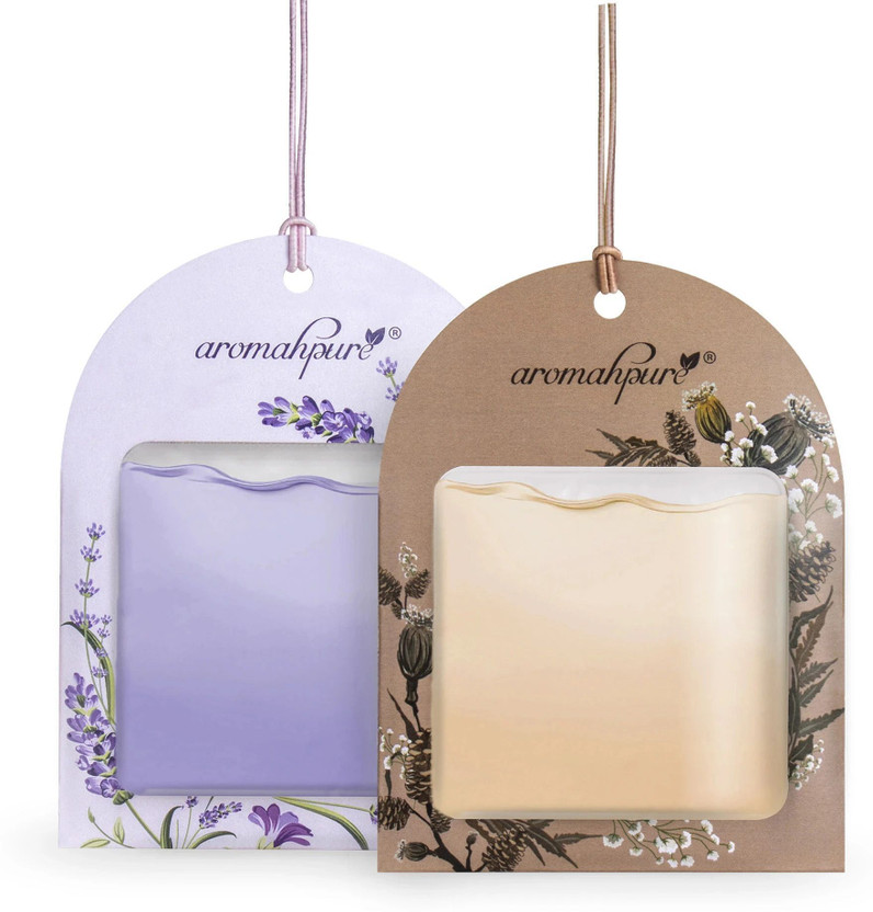 Aromahpure Lavender and Musk Car Freshener Diffuser GEL-WINK-2(2 x 7.5 ml)
