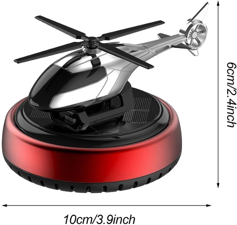 JMD JMD GLOBAL SALES colorful Fragrance Car Freshener Diffuser Red Solar Helicopter Car Dashboard Perfume(5 ml) - Flipkart Deal