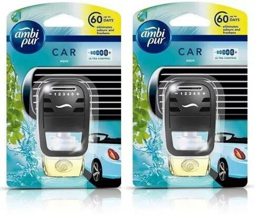 KAJRI AUQA Car Freshener Spray NEW-Aqua starter kit aqua pack of 2(2 x 7.5 g)