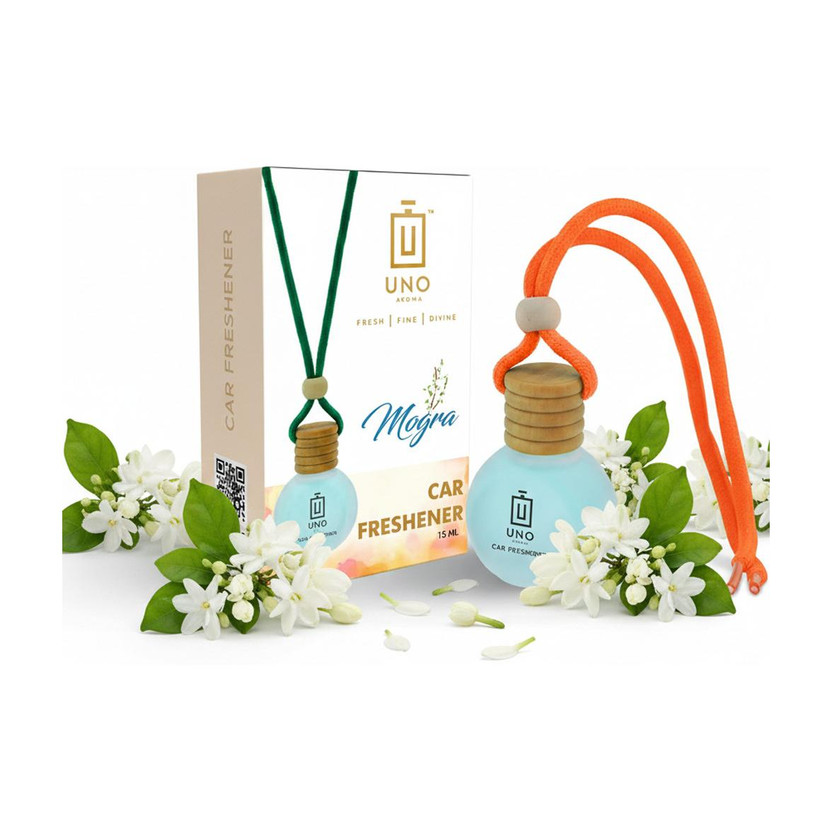 UNO AROMA Mogra Car Freshener Diffuser UNO Mogra Car Freshener(15 ml)
