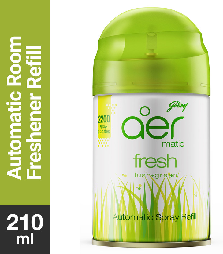 Godrej Aer Matic Room Freshener - Fresh Lush Green Refill Matic(210 ml)