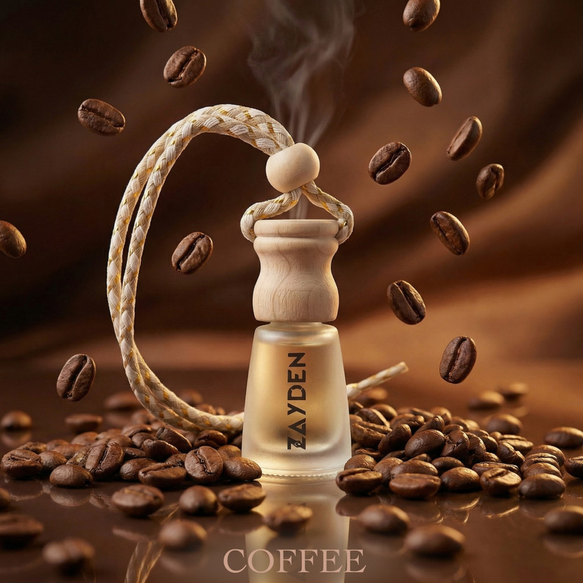 Zayden Zayden Coffee Diffuser Car Freshener Hanging Perfumes Long Lasting Fragrance-1(6 ml) - Flipkart Deal