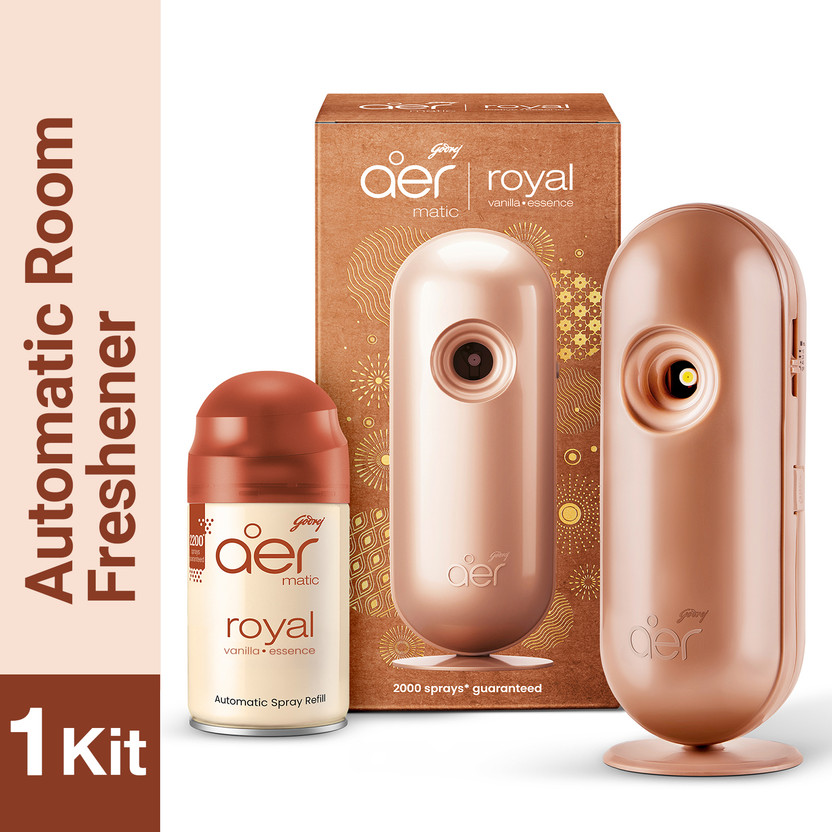 Godrej Aer Matic Room Freshener - Royal Festive Essence Automatic Spray Matic Combi(210 ml)