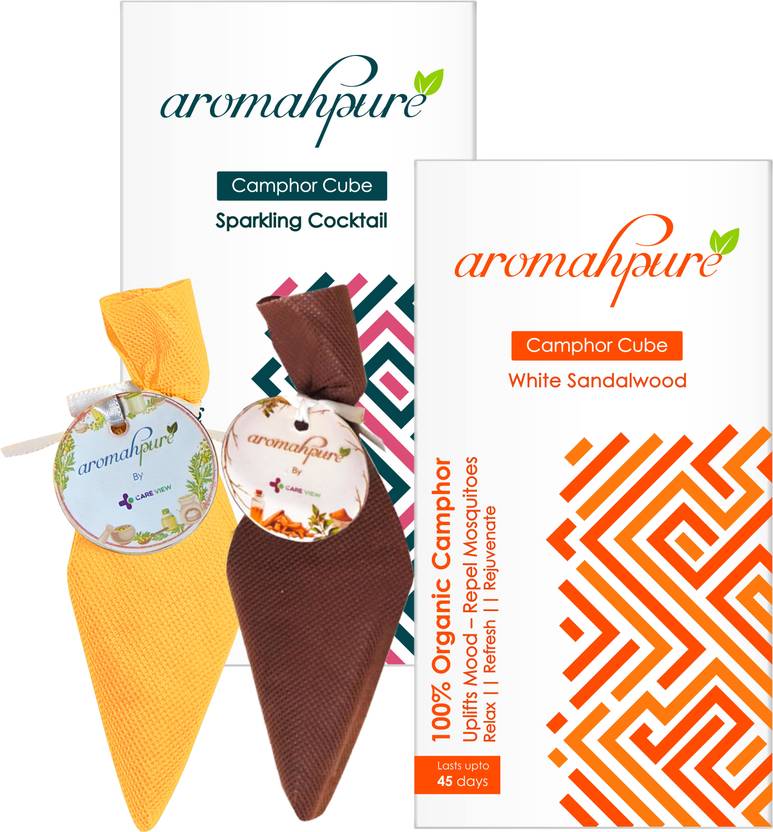 Aromahpure Camphor Cone/Cube ( Sandalwood +Cocktail)-room freshener ...