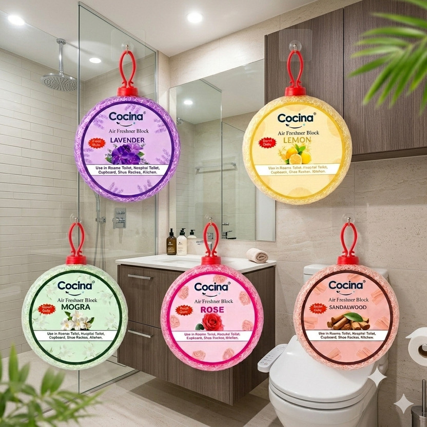 cocina cocina air Floral Blocks Everyday Spaces, Extraordinary Fragrance(5 x 50 g) - Flipkart Deal