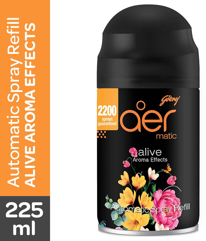 Godrej Aer Matic Room Freshener -Alive Refill Matic Refill(225 ml)
