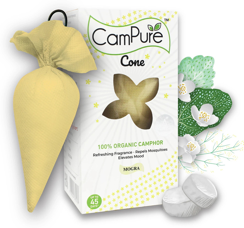 CamPure Cone Air Freshener - Mogra - Pack of 1 Potpourri Cone Air Freshener - Mogra - Pack of 1(1 Units)