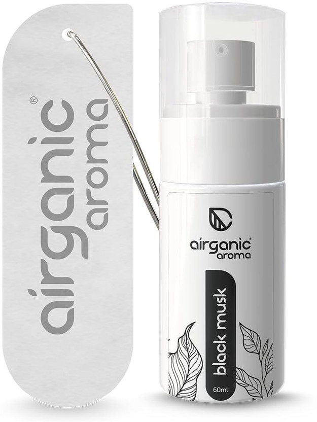 Airganic aroma Black Musk Premium Spray Car Perfume | Car Freshener Spray Car Accessory Interior Spray | Car Accessories 2026(60 ml)