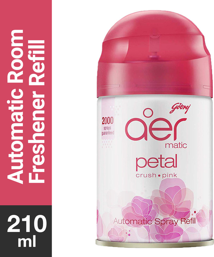 Godrej Aer Matic Room Freshener -Petal Crush Pink Refill Matic(210 ml)