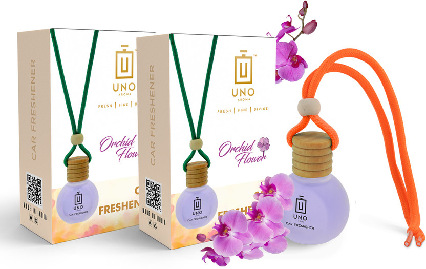 UNO AROMA Orchid Car Freshener Diffuser Orchid Car fresher(45 ml)