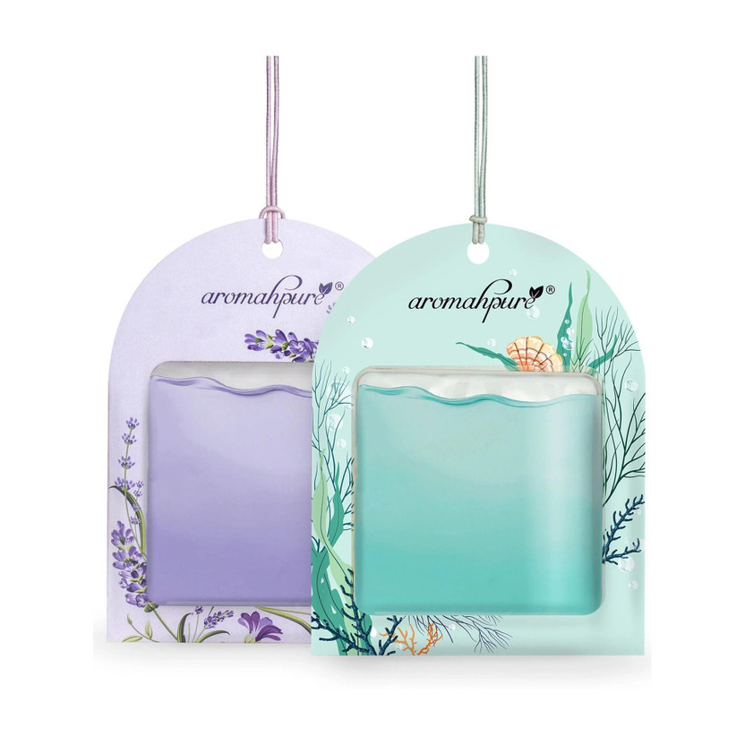 Aromahpure Lavender and Ocean Car Freshener Diffuser GEL-WINK-2(2 x 7.5 ml)