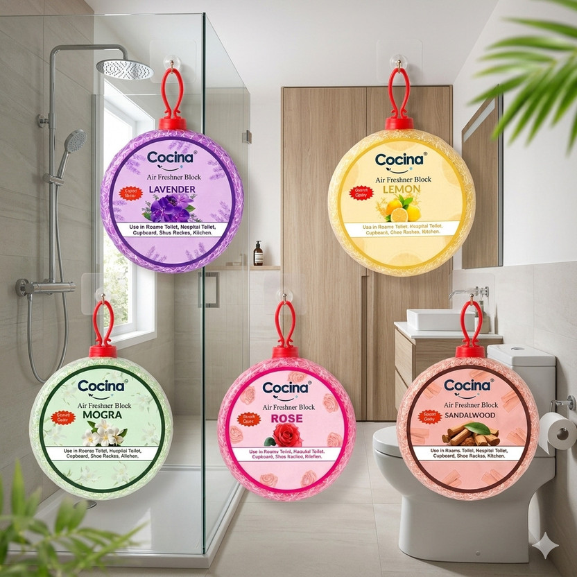 cocina cocina air Floral Blocks Long-Lasting Fragrance for Every Corner(5 x 50 g) - Flipkart Deal