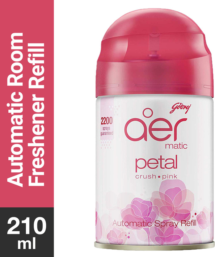 Godrej Aer Matic Room Freshener -Petal Crush Pink Refill Matic(210 ml)